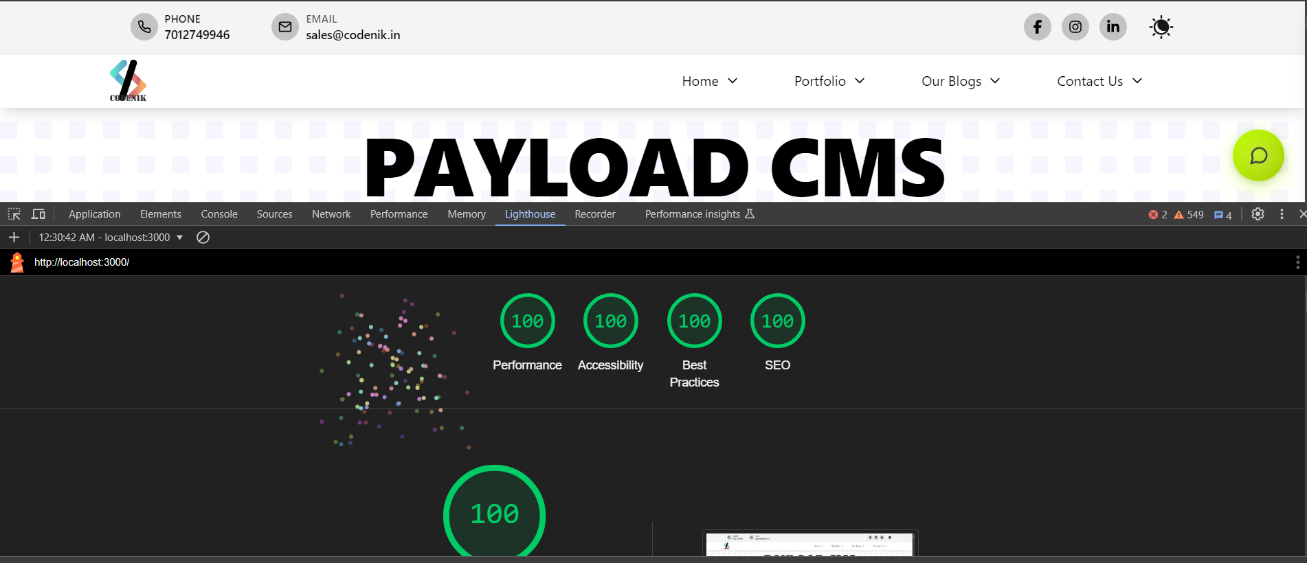 Contact Upload Interface